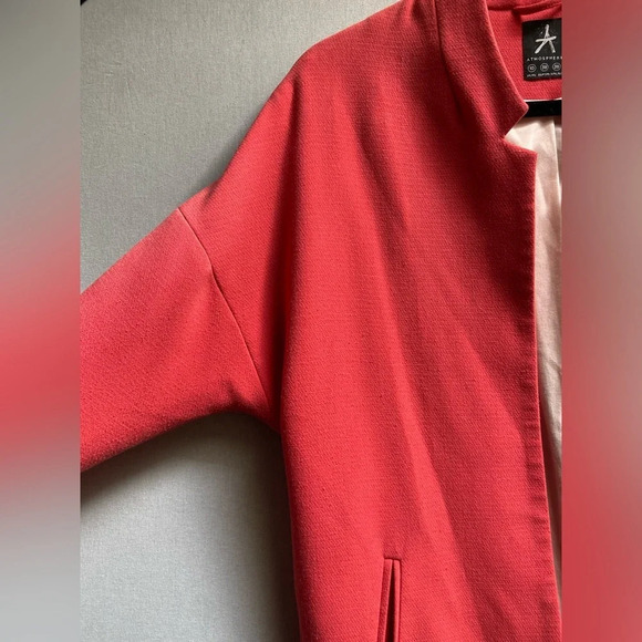 Atmosphere coral long line blazer  Sz 10 - Picture 4 of 12